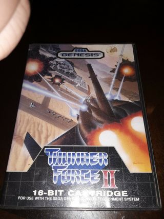 Thunder Force Ii 2 (sega Genesis) Complete Great Htf Rare