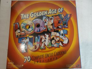 The Golden Age Of Looney Tunes Vol 1 - Laserdisc Rare,  Not A Dvd Bugs Bunny