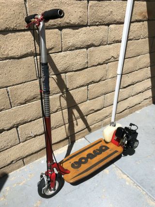 Rare California Go - Ped Ferrarired Goped Collectible Vintage Gas Scooter