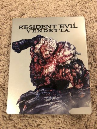 Resident Evil:vendetta 4k Steelbook (uhd And Bluray) Rare