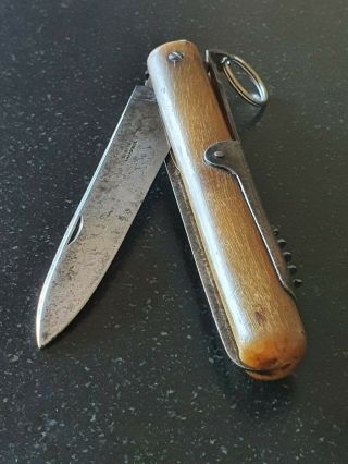 1915/20 Rare Couteau Mongin à Marseille R.  B.  A.  B.  3 Pièces Messer Knife