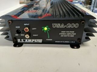 RARE U.  S.  AMPS USA - 200 Special Edition High Voltage Amplifier - - 2