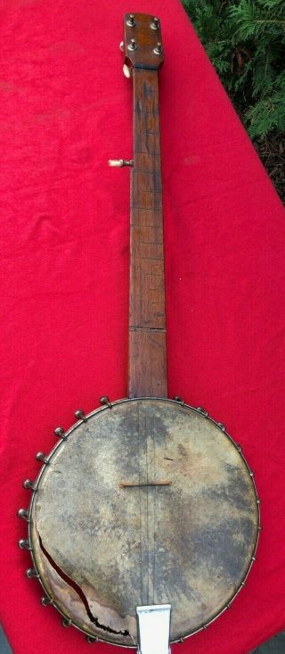 Rare Civil War Era 5 String Banjo - Virginia Estate Find