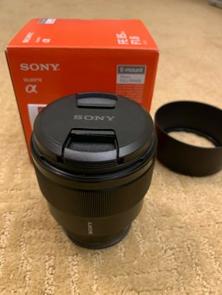 Sony Sel 85mm F/1.  8 Fe Lens - - Rarely