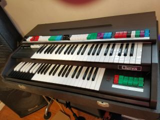1972 Gem Imperial Ii Duo Organ.  Combines Both Hammond And Farfisa Sounds.  Rare