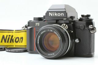 【mint,  2 W/ Rare Strap】 Nikon F3 Hp,  Ai - S 50mm F/1.  4 Lens,  Cap From Japan 738