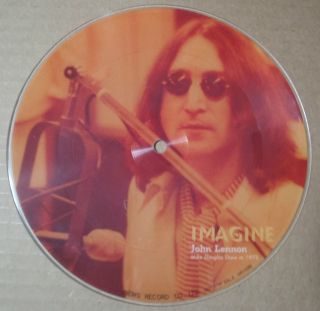 Extremely Rare - John Lennon & Paul Mccartney (the Beatles) 7 " Picture Disc