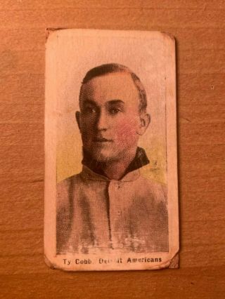 1911 Sporting Life M116 TY COBB Pastel Background FR/GD Grade VERY RARE MLB HOF 3