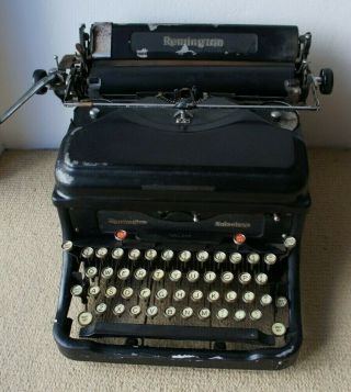 " Australia Built " - 1934 - Typewriter Remington Standard Noiseless No.  10 Rare