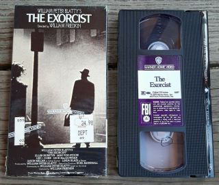 Rare 1986 The Exorcist Vhs By Warner Home Video,  Linda Blair Horror Demons
