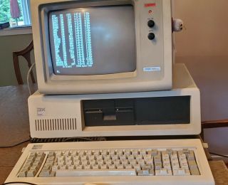 Rare Ibm 5150 Personal Computer,  Monitor,  Keyboard - Mouse Collectible