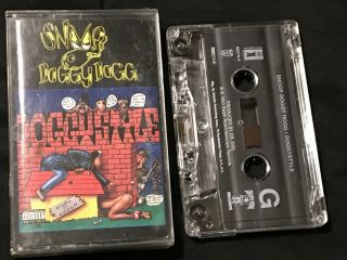 Snoop Doggy Dogg - Doggystyle Cassette Tape Rare Rap Deathrow Dr Dre 1993 Og