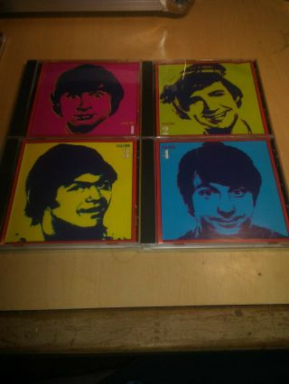 Rare The Monkees - Listen To The Band Box Cd (4) Rhino Records No Box