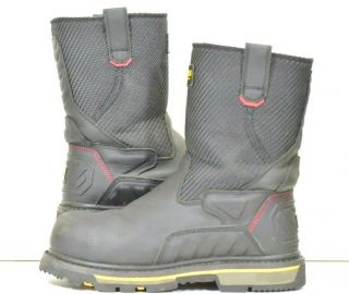 Stanley Steel Toe Boots Workwear Leather Rubber Fat Max Size 9 Heavy Duty Rare