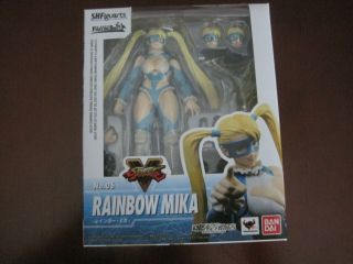 S.  H.  Figuarts Rainbow Mika Street Fighter V Spirits Bandai Authentic