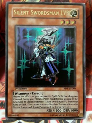 Yugioh Silent Swordsman Lv3 Ultimate Rare Rds 1st Edition Lightly Played