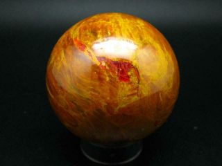 Rare Golden Orpiment & Realgar Sphere Ball From Russia - 2.  3 "