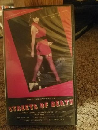 Streets Of Death Vhs Rare Horror Slasher Htf Oop 80s Revenge Action Sov