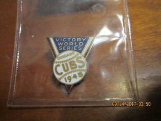1945 Chicago Cubs World Series Press Pin em Rare 3