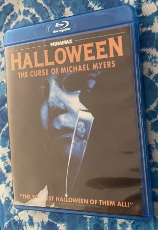 Halloween: The Curse Of Michael Myers (theatrical Cut,  Rare Oop Blu - Ray,  2011)
