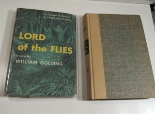 Lord Of The Flies By William Golding/1955/rare True 1st Edit.  1st Issue Dustjackt