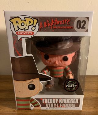 Funko Pop Freddy Krueger Chase Glow In The Dark A Nightmare On Elm Street