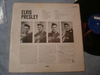 vg,  /vg Rare 1st Canadian ELVIS PRESLEY LPM - 1254 Blue Label 2S/2S press 3