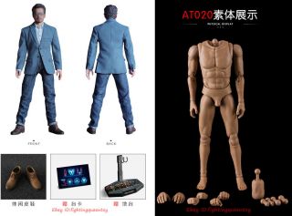 Mk100 1/6 Iron Man Tony Stark Blue Suit With Body No Head Accessories Set Instoc