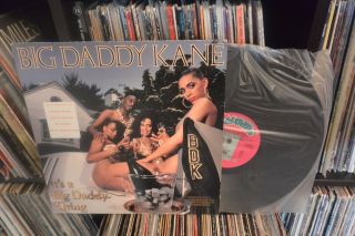 Big Daddy Kane Rare Orig Hip - Hop Lp 1989 Promo Sticker Cold Chillin Nm