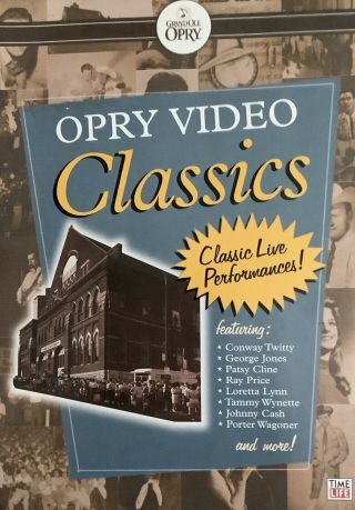 Rare Vintage Opry Video Classics 120 Of Great Country Performances 8 Dvd Set