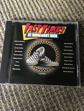 Fast Times At Ridgemont High - Soundtrack (cd,  1982) Rare Elektra Print