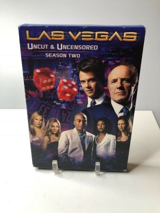 Las Vegas Second Season 2 Uncut & Uncensored (3 Disc Set) Nbc Tv Show Rare Oop