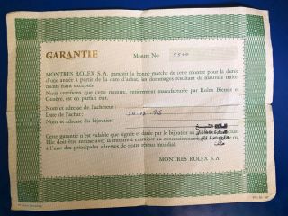 Vintage Rare Rolex 70s Watch - Open Certificate Guarantee R150
