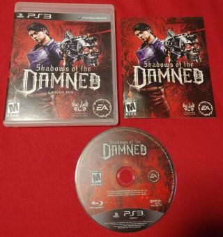 Shadows Of The Damned (sony Playstation 3 Ps3 2011) Cib Complete Rare Suda51 Htf