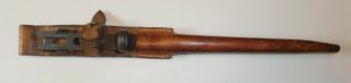 Wwii Usmc M1941 Johnson Rifle Bayonet With Scabbard Rare