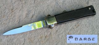 Rare Et Ancien Couteau Ouverture Système Barge Etat Neuf Knife Messer