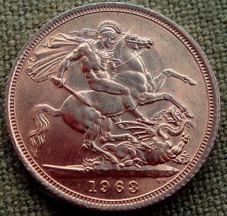 Rare Gold Coin 1 Sovereign 1963 From Great Britain