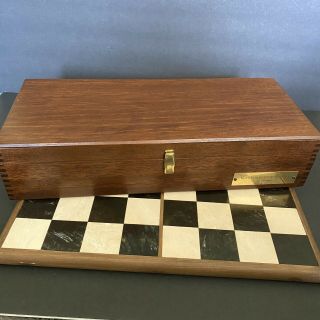 Rare Mid - Century Djaya Chess Set Made In England Contemporary Gothic Pewter 3