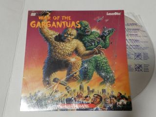 Laser Disc War Of The Gargantuas Ld Shrink Rare 1970 Japanese Toho Kaiju Movie