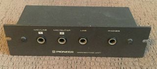 Pioneer Awx - 248 - 0 Vintage Connecting Unit With Rack Handles Rare Find