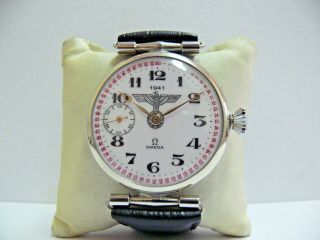 Rare German Ω Omega Ww2 Swiss Made Wristwatch,  No Reserved