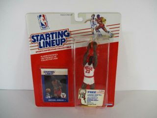 Vintage 1988 Nba Basketball Bulls Kenner Starting Lineup Michael Jordan Moc