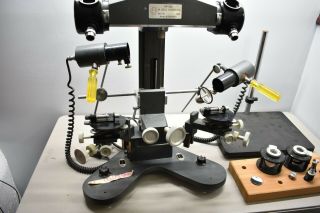 Vintage Rare Trinocular Comparison Microscope M.  Held VM - 340 No.  1111 - FBI CSI 2