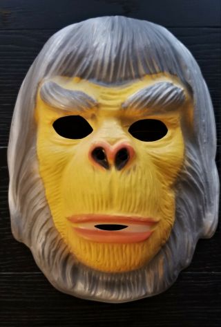 Vintage Ben Cooper Planet Of The Apes Mask 1975 Rare Tag