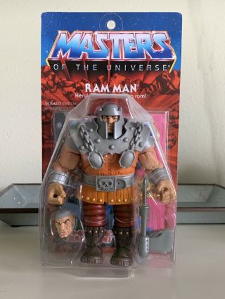 Super7 Ultimate Ram Man Motuc,  Motu,  Masters Of The Universe Mattel 2016