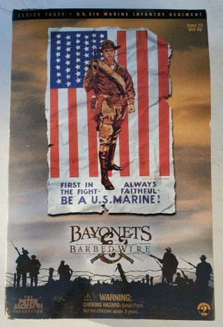 Sideshow Bayonets And Barbed Wire Us 5th Marine Infantry Regiment 12” Nos Wwi