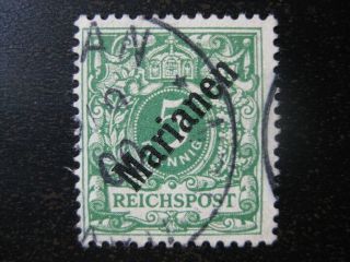 Marianen German Colony Mi.  2i Rare Stamp Cv $2,  400.  00