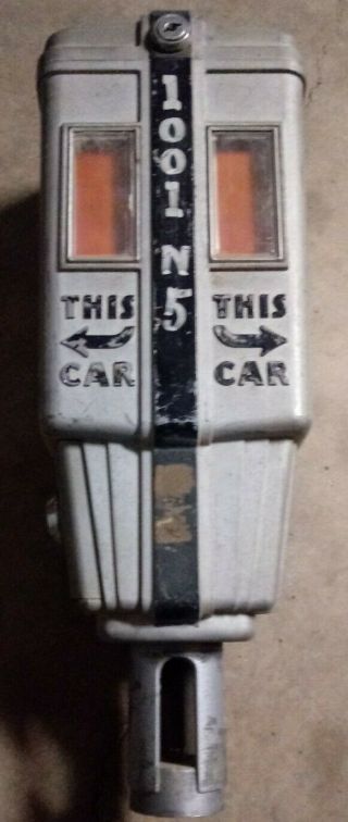 Vintage Alfco Twin Meter Model N Parking Meter Antique Meter Inc Of Ny Rare