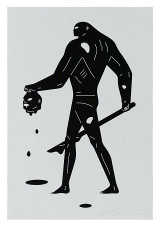Cleon Peterson - Headless Man Wht/blk Very Rare Limited Edition Of 125