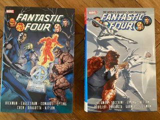 Fantastic 4 Omnibus 1 & 2 By Jonathan Hickman Extremely Rare Oop
